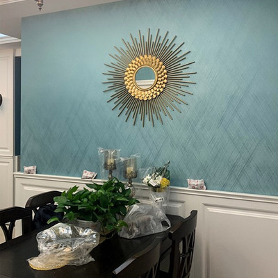 美式墙面装饰轻奢壁挂太阳镜壁饰金属铁艺客厅餐厅背景墙墙饰挂件|ms