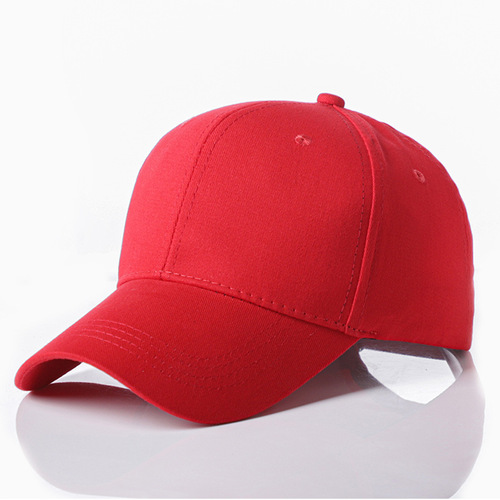 Manufacturer wholesale Korean version baseball cap solid color sun protection baseball cap embroidery logo light board travel advertising hat printing