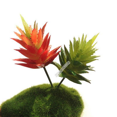 仿真多肉植物大号带刺芦荟环保沙漠植物桌面装饰软胶多肉拼盘盆栽