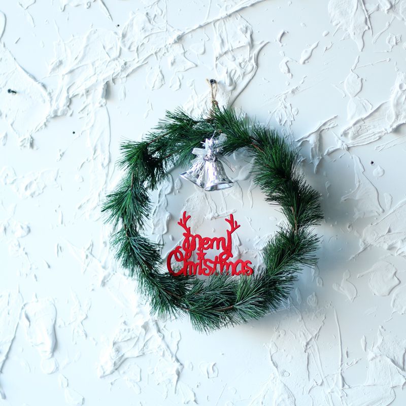 Christmas Eve Christmas vine Wreath Pendants American country DIY Christmas Naked wreath No decoration