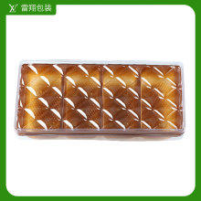月饼内托吸塑底面套东莞食品包装直供四格透明烘培西点塑料托盘