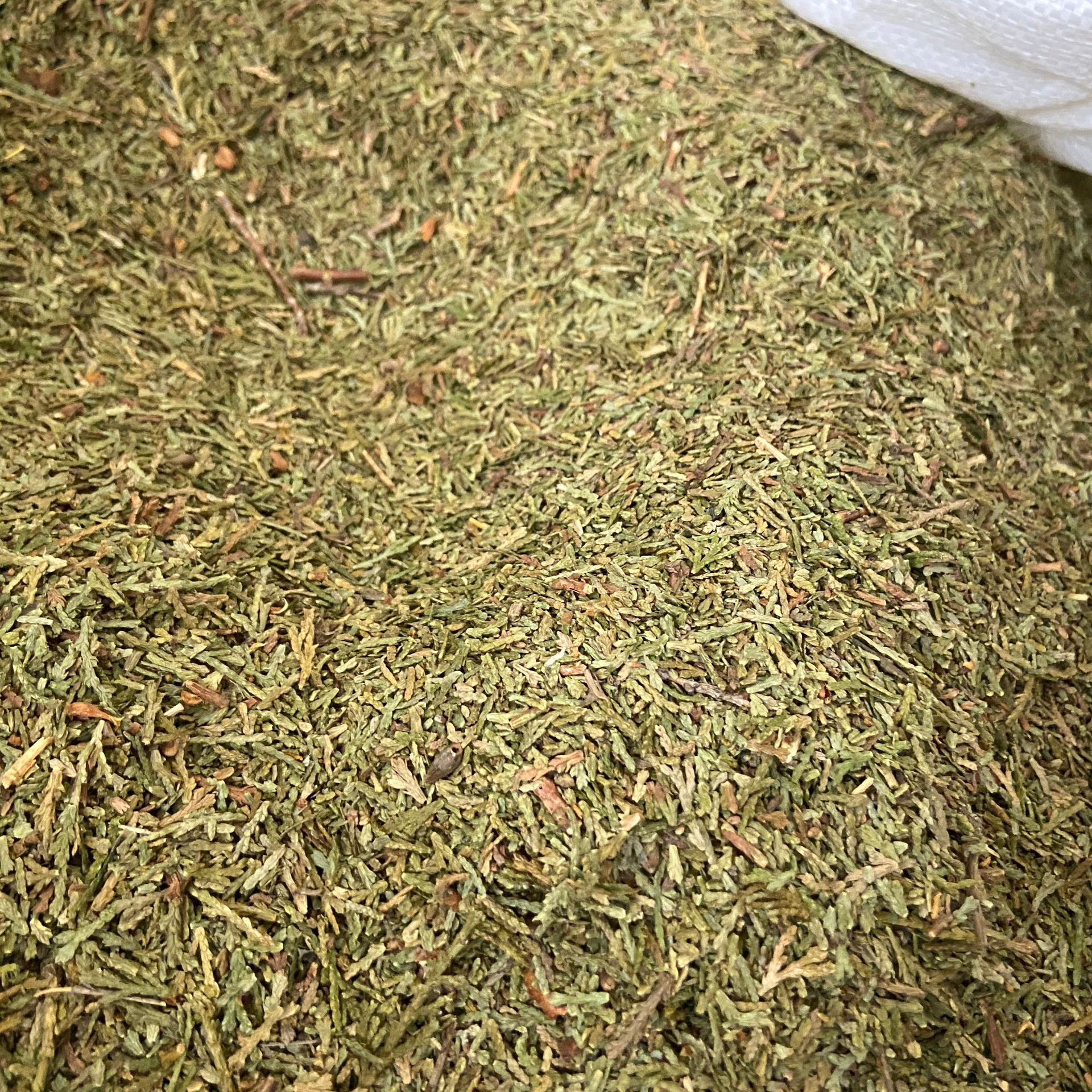 Dried Platycladus Leaf Powder Ce Bai Ye 侧柏叶 Fine Herbal Powder 500g specifications