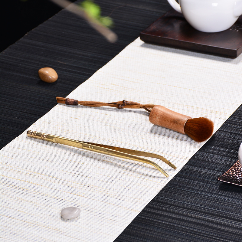 Clip de té de cobre puro, clip de lavado de tazas, clip de té kung fu, clip de té de cobre, accesorios para la ceremonia del té, artículos de té sin correo