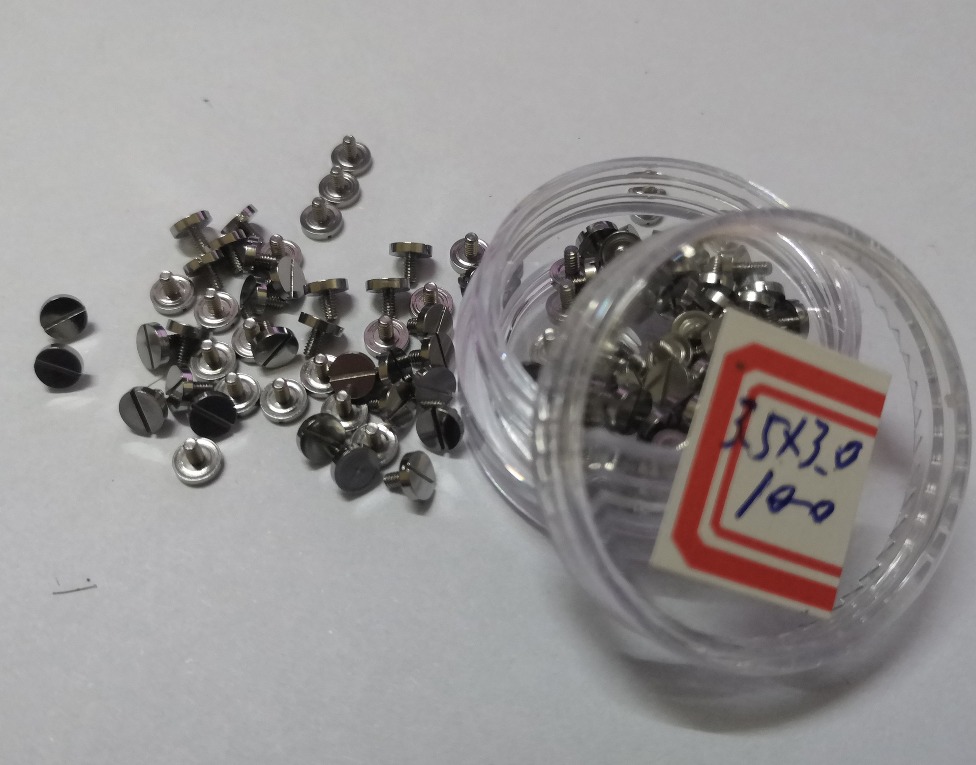 钟表工具 手表螺丝配件  一字手表螺丝 3.5*3.0mm一字修表螺丝