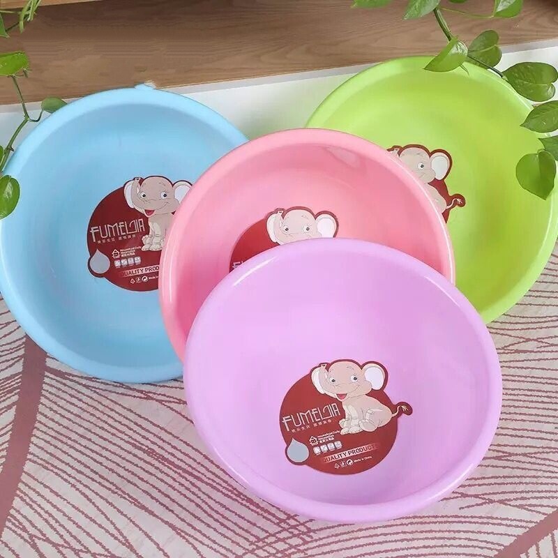 Plastic washbasin household children's washbasin gift promotion small size laundry basin daily necessities 2 yuan store supply