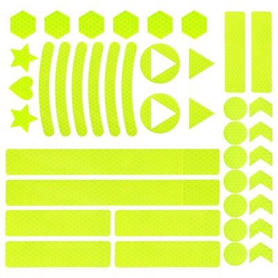 亚马逊单车电动摩托车拉花儿童平衡滑板车夜光反光装饰心形贴