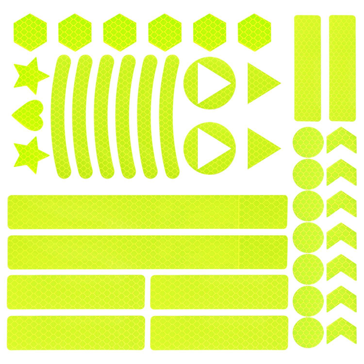 亚马逊单车电动摩托车拉花儿童平衡滑板车夜光反光装饰心形贴