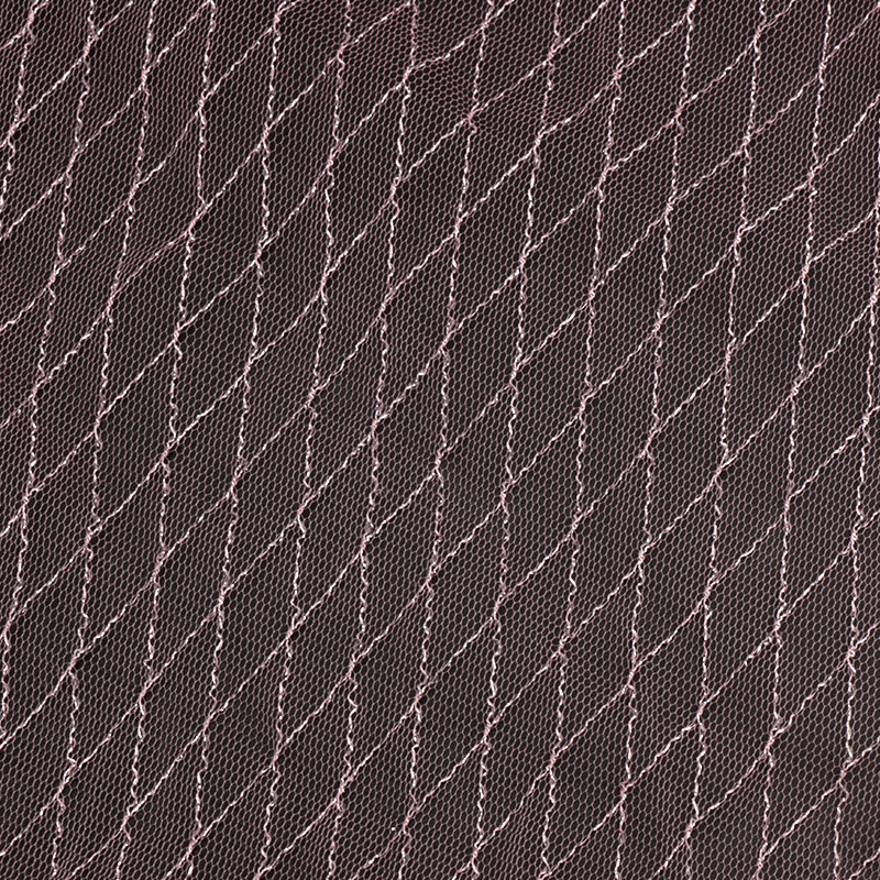 厂家供应 银丝菱形格网眼布网纱 裙纱舞台服装女装面料辅料