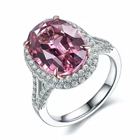 Ювелирное изделия Platinum, органический турмали́н кольцо, инкрустация камнем, драгоценный камень, 18 карат белого золота