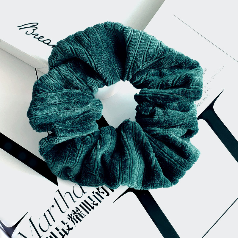 Pure Color Velvet Fashion Hair Scrunchies display picture 2