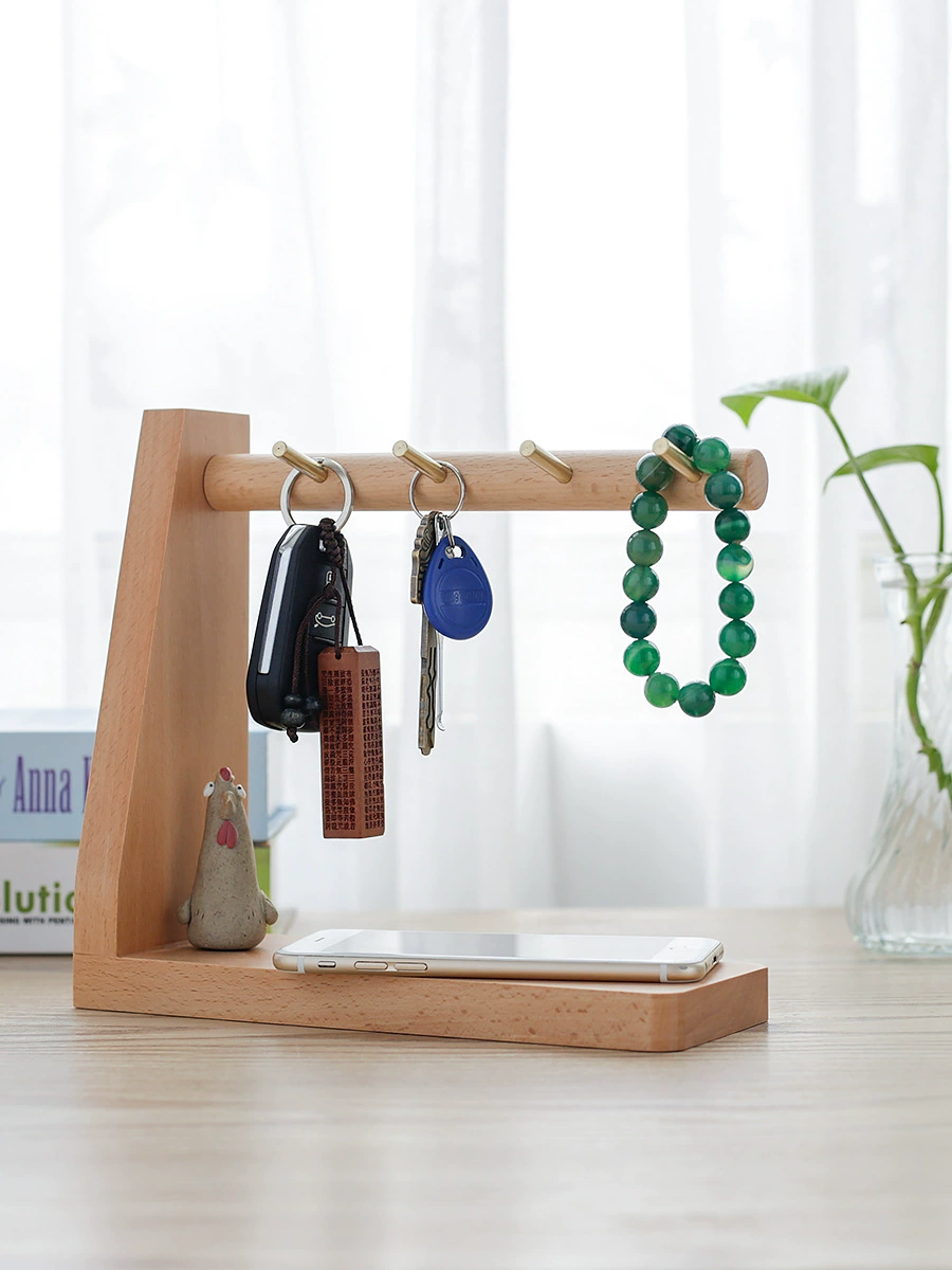 Фабрика оптом латунный ключ подвесной Настольный стеллаж для хранения ключей украшение дверь обувной шкаф ключ крюк