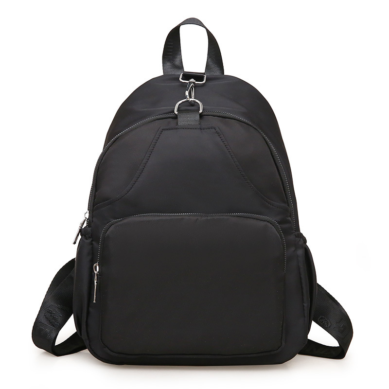 2021 otoño nuevas mujeres crossbody mochila nylon pecho bolsa de color sólido moda portátil pequeña mochila