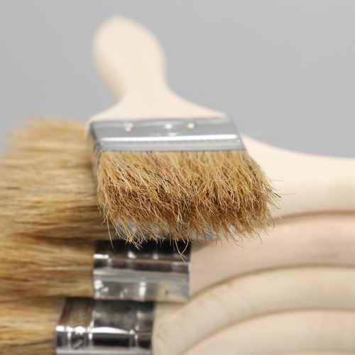 Manufacturer wholesale pig bristle brush paint brush industrial wooden handle brush wholesale oil brush barbecue brush pure pig bristle brush