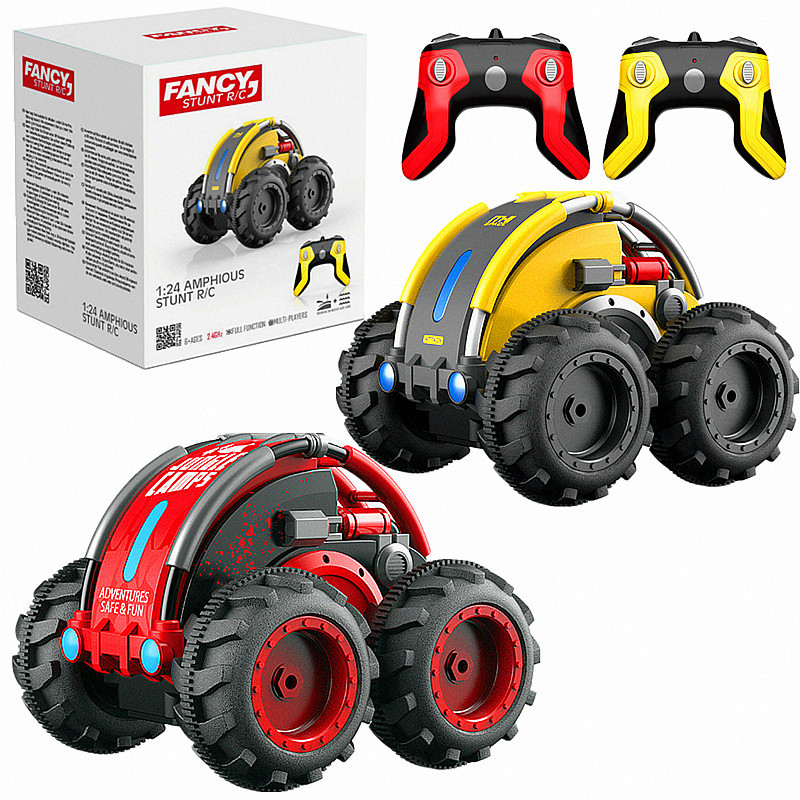 rotating stunt car