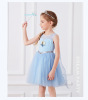 Small princess costume for princess, summer clothing sleevless, dress with sleeves, evening dress, with short sleeve