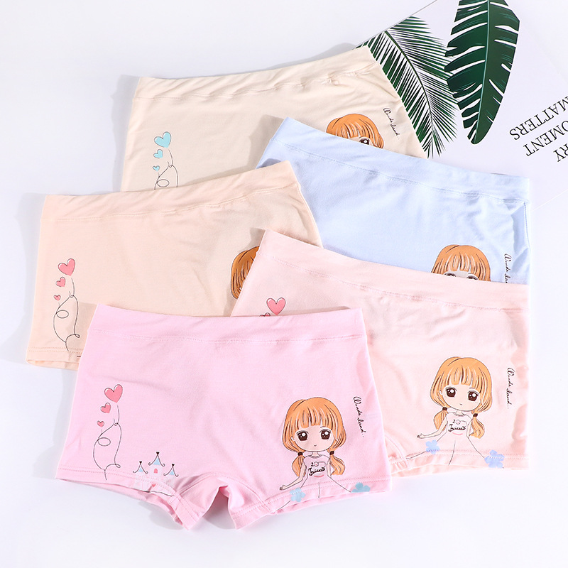 Flying Chess 5 girl modal children Underwear Cartoon summer Pants A generation of fat