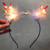 New glowing feathers, antlers, headdress Christmas toys stalls Source Plaza Night Market Tourist Scenic Area Hot Sale toy