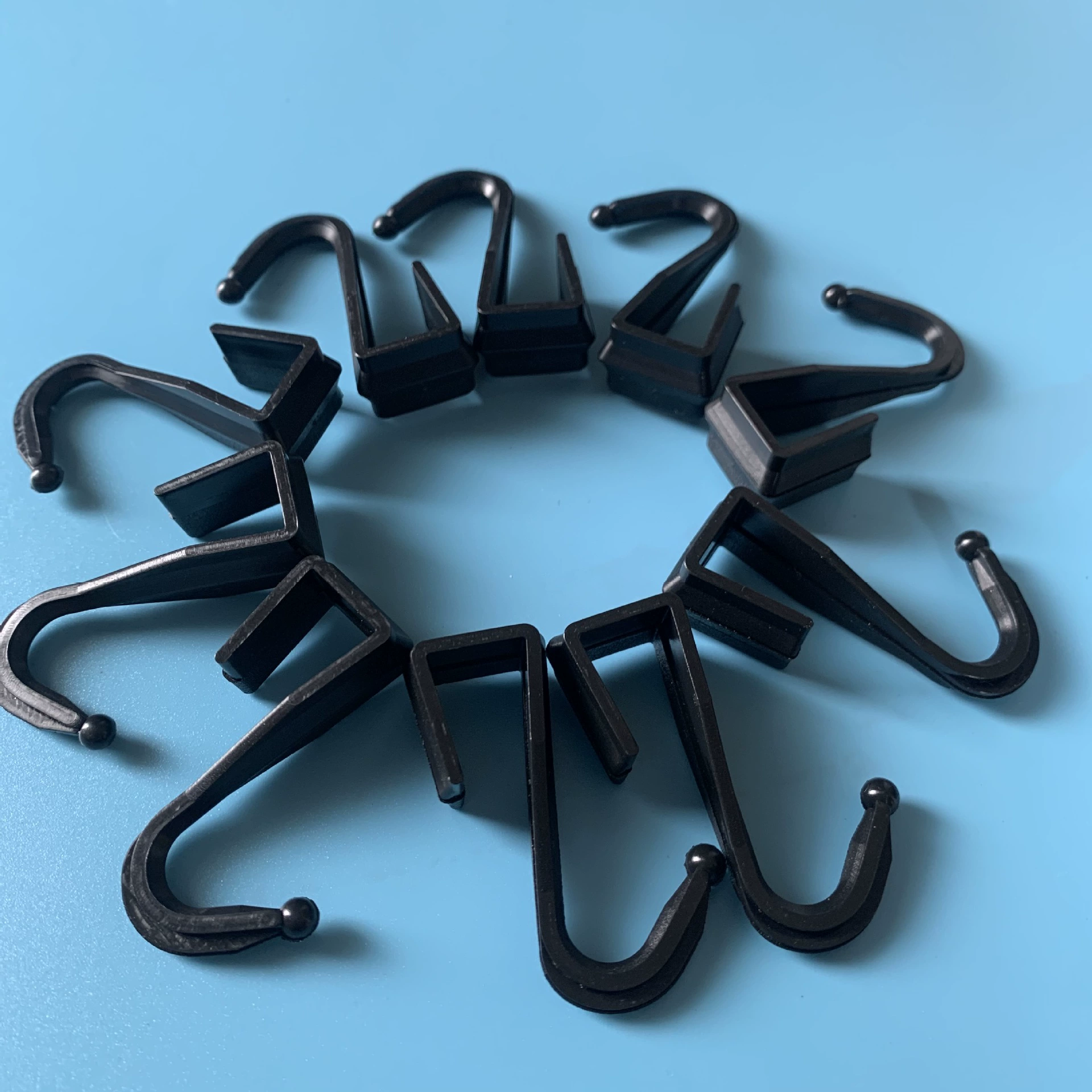 12*12 квадратный трубный пластиковый крючок экологически чистый и прочный кухонный стеллаж аксессуары карточный крючок