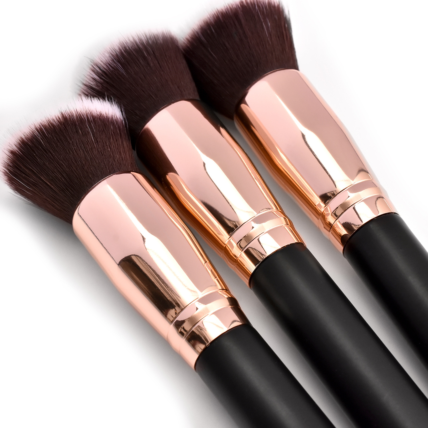 Simple Style Artificial Fiber Wooden Handle Makeup Brushes 1 Piece display picture 2