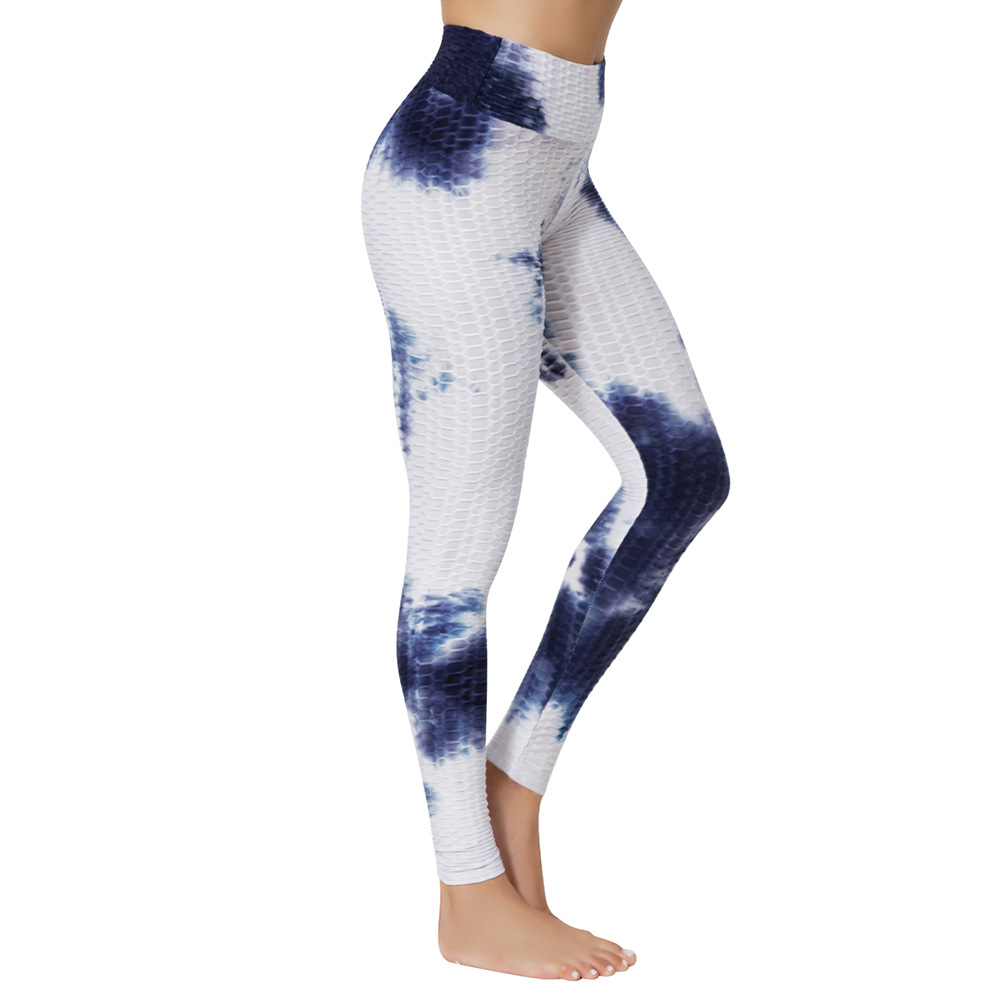 Tie-dye Anti-Cellulite Push-Up Yoga Leggings for Women