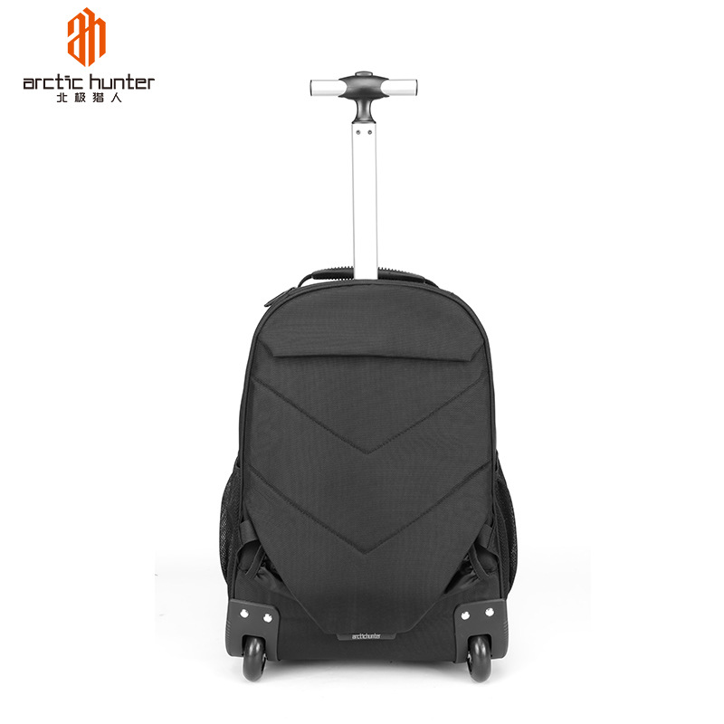 北极猎人2020新款男士包包休闲商务双肩包背包潮拉杆耐用多功能