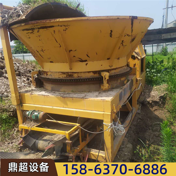 出售二手圆盘移动式柴油机版破碎机 二手链板综合破碎机