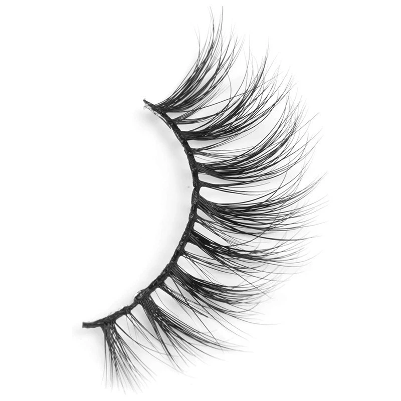 1 пара накладных ресниц из норки FAUX MINK FAKE LASHES FALSE EYLASHES F006
