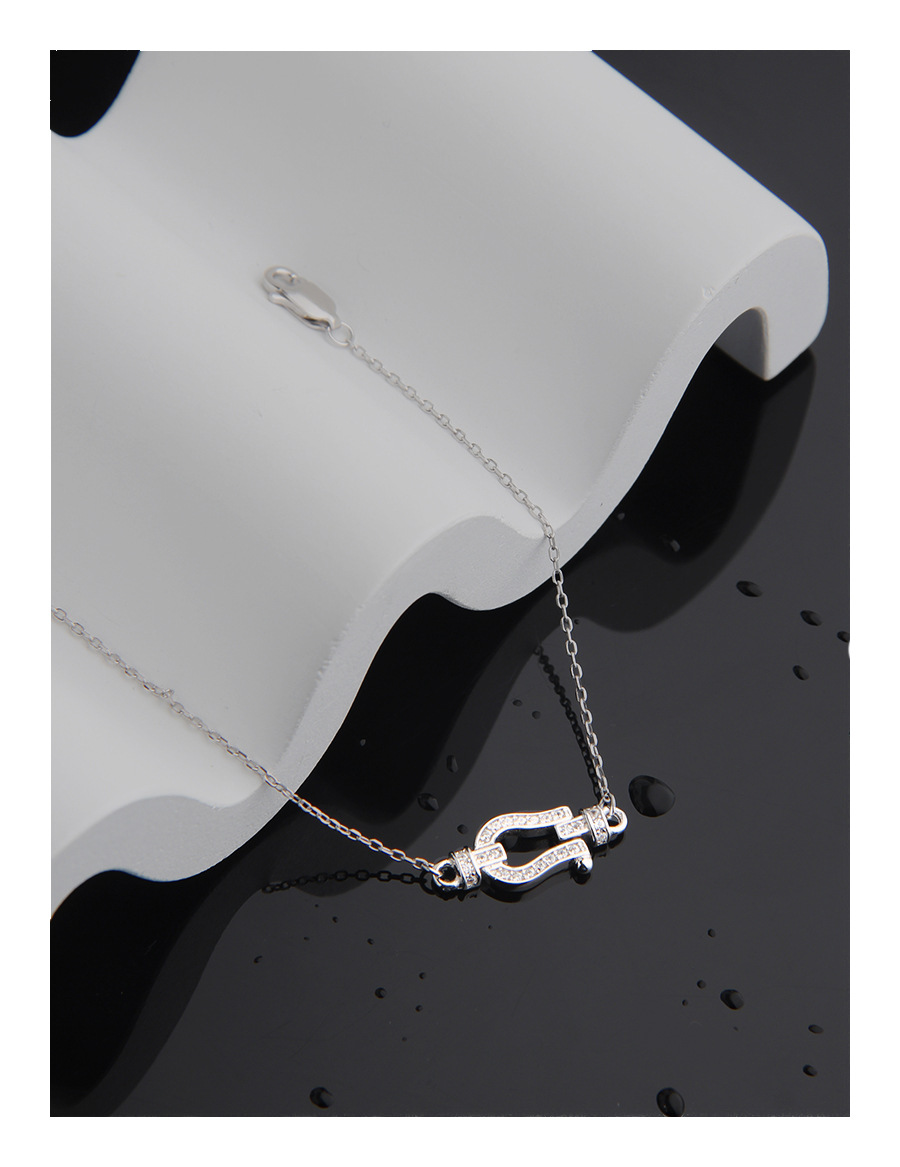 Bracelets Classification 1 Piece Quantity 925 Sterling Silver Bracelets Simple Style Streetwear