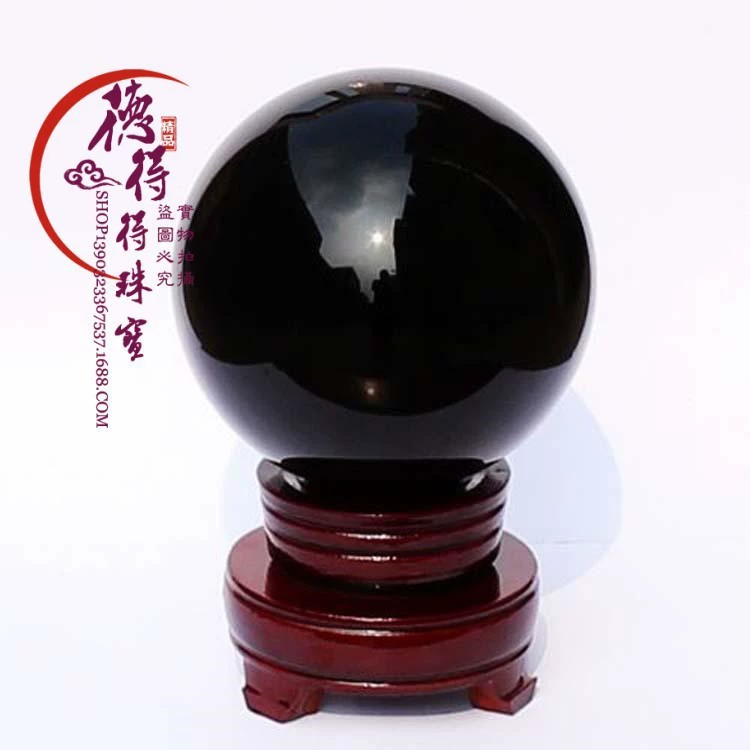 Оптовый источник натуральных obsidian шаров Crystal шар дом офис ювелирный нефрит шар