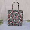 Cartoon waterproof capacious linen bag, foldable thermos, storage bag