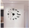 European -style hanging clock living room home fashion free of punching luxury light luxury net red atmosphere wall clock acrylic wall clock