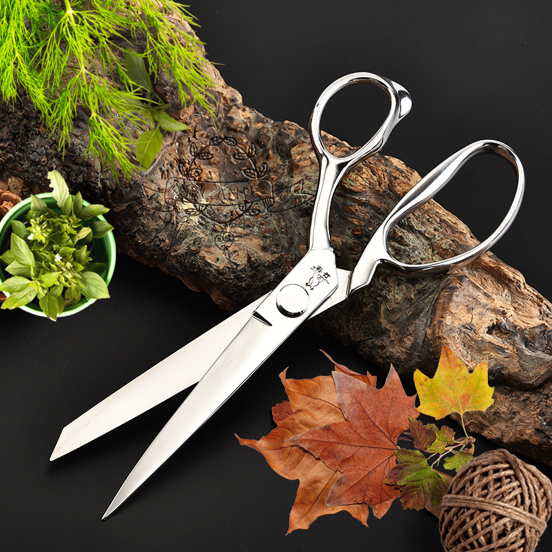 10 Yangjiang sewing scissors Stainless steel clothing sewing scissors Tailoring Scissors Ribbon-cutting scissors