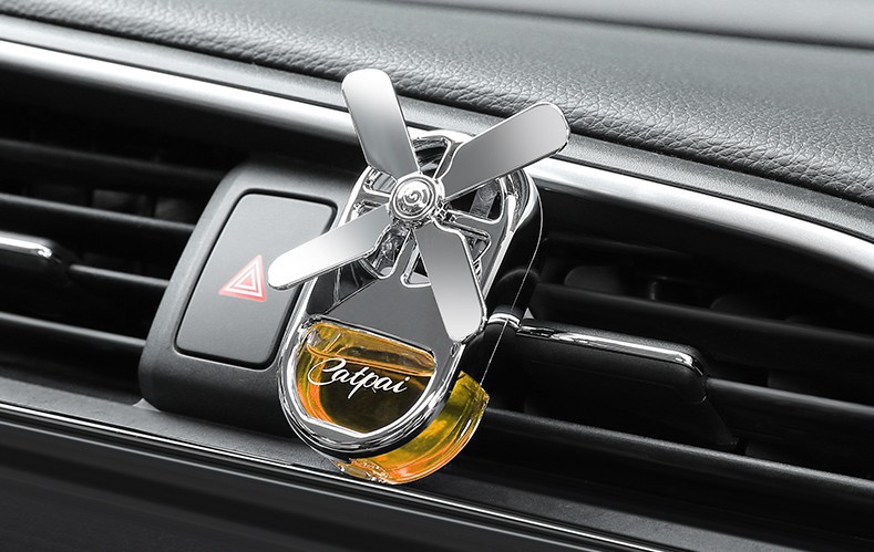 Car Interior Accessories Air Vent Perfume Aromatherapy Odor Removal Four-Leaf Windmill Air Conditioner Outlet Freshener Odor Eliminator