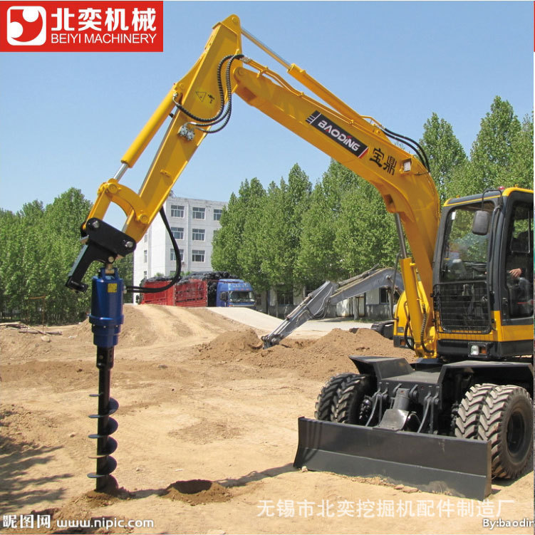 液压螺旋钻机 植树挖坑机 打桩引孔的螺旋钻设备