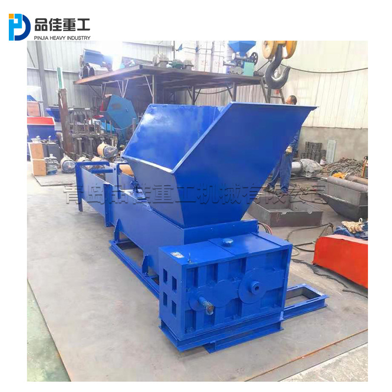 大型泡沫冷压机 双轴泡沫粉碎压块一体机 泡沫螺旋压缩压块机