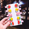 Children's cute hairgrip, fruit hairpins, cartoon hair accessory