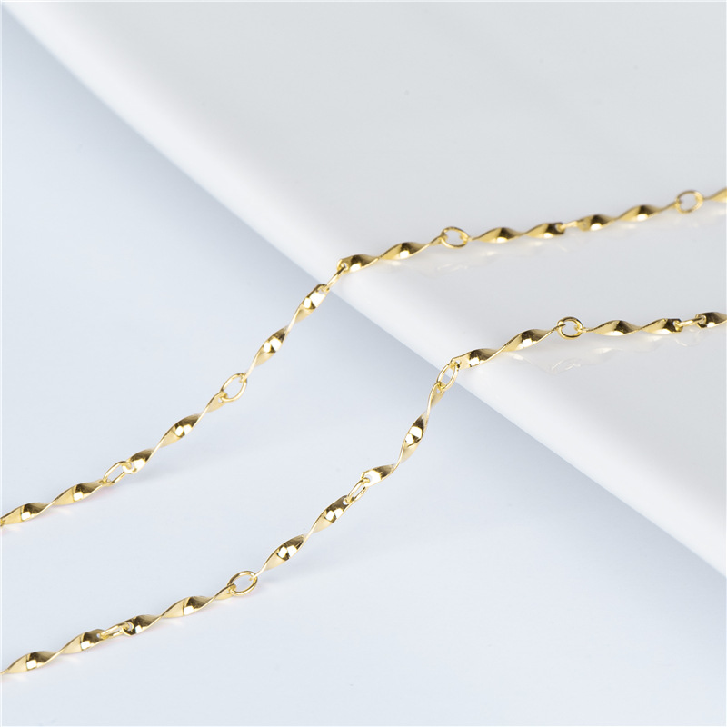 Einfacher Stil Halskette Sterling Silber Überzug Halskette display picture 1