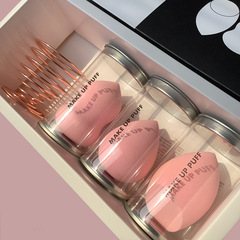 Pony Blue Ultra Soft Cosmetics Puff Gift Box Gourd Water Drop Diagonal Cut Powder Puff Wet and Dry Dual-Use Makeup Cushion BB Cream Beauty Makeup Tools