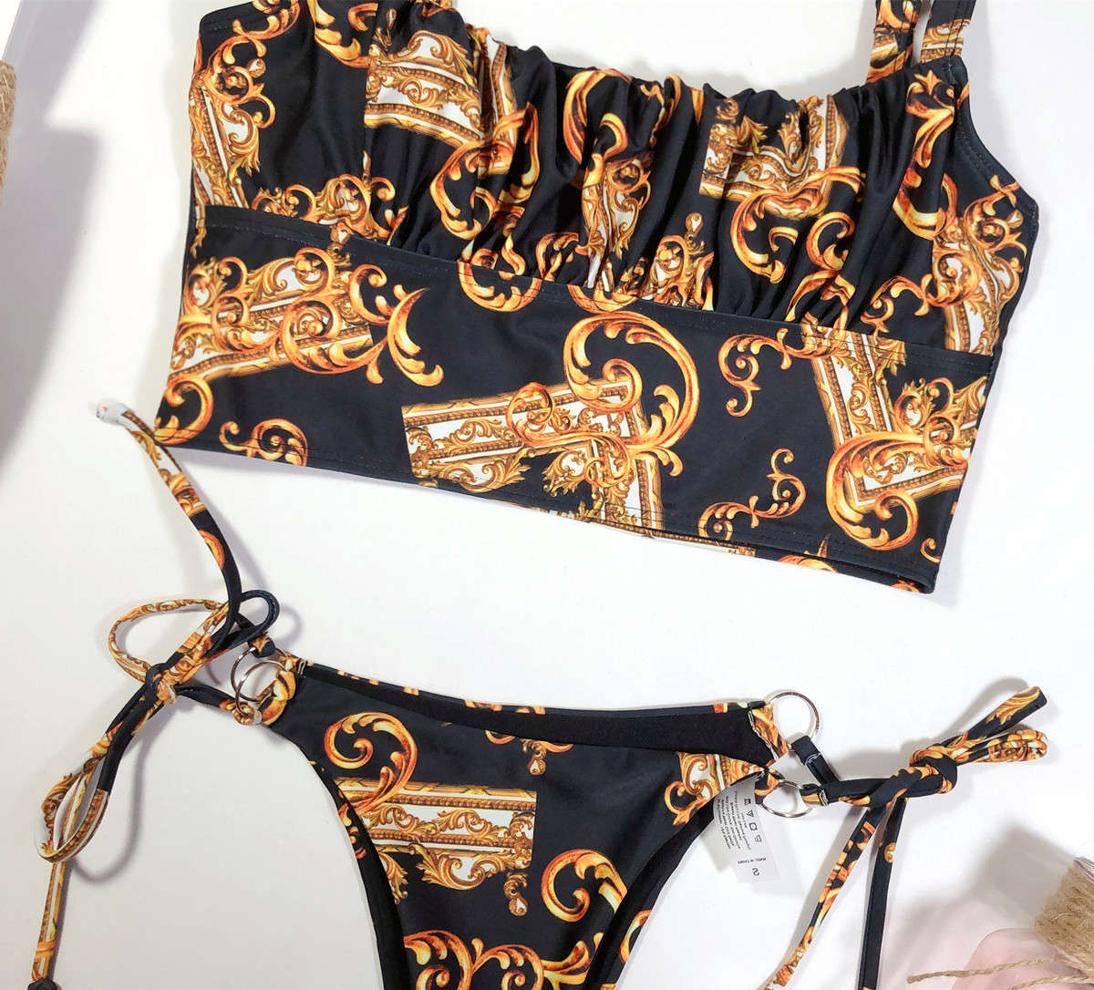   hot print bikini sexy split swimsuit bikini   NSDA558