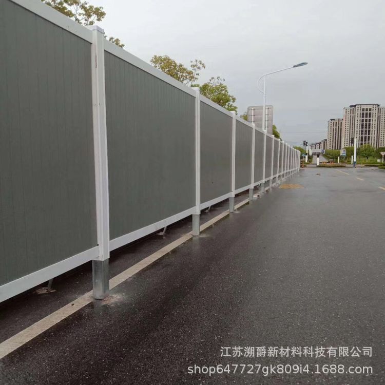 道路围挡 市政施工PVC围挡 围墙 工地施工临时彩钢板围挡