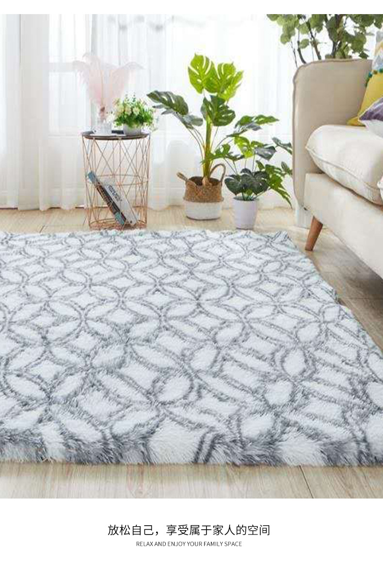 简约现代地毯,丝毛地毯,家居地垫,客厅地毯,办公室地毯,阳台垫