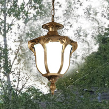 美式防水吊灯户外走廊过道阳台顶灯庭院廊架凉亭室外阳光房太阳能