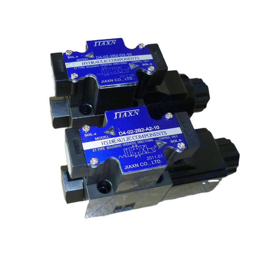 厂家促销JIAXN佳星电磁阀D4-02-2B2-D2接线盒式液压换向阀