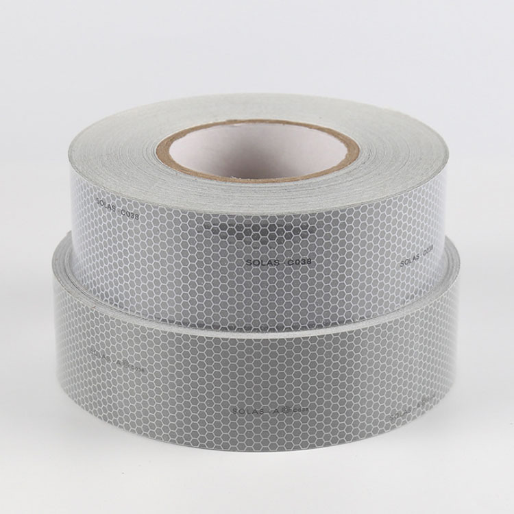 批发高强级海事反光膜 救生衣反光带 布基海事膜 pvc反光膜材料