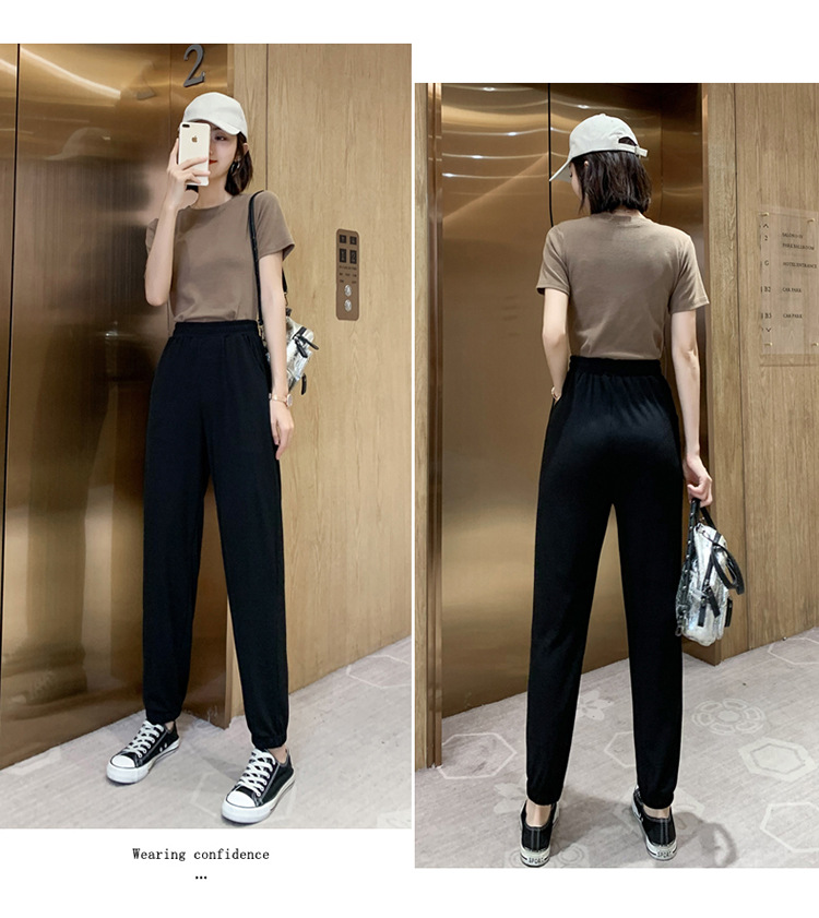 Pantalon léger femme en coton - Ref 3430172 Image 27