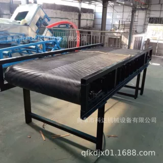 1.2米宽接料鸡粪皮带输送机 水平分拣皮带输送机