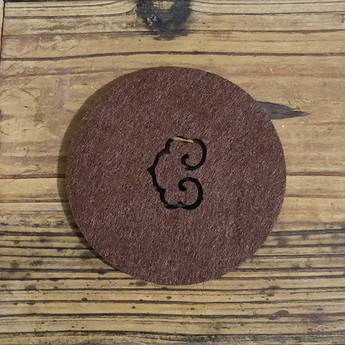 Creative Water-absorbent Coasters Mug Mats Tea Mats Heat Insulating Mats Hollow Fashion Felt Coasters Gongfu Tea Mats Spare Parts Wholesale