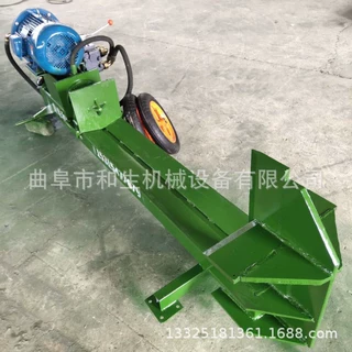 省时省力十字刀劈材机25吨压力劈柴机1米液压劈木果木破柴器价格