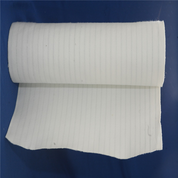 耐高温工业毛毡布 聚酯纤维针刺毡 环保针刺热烫无纺布厂家