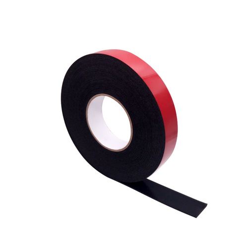 Red film black 1.0PE foam double-sided tape nameplate advertising strong adhesive thickened high temperature resistant automotive sponge double-sided tape